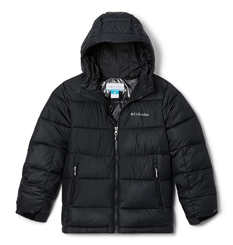 Columbia Youth Unisex Pike Lake II Hooded Jacket, Black, Large