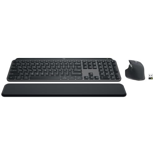 Logitech MX Keys S Combo Wireless Keyboard and Mouse Graphite