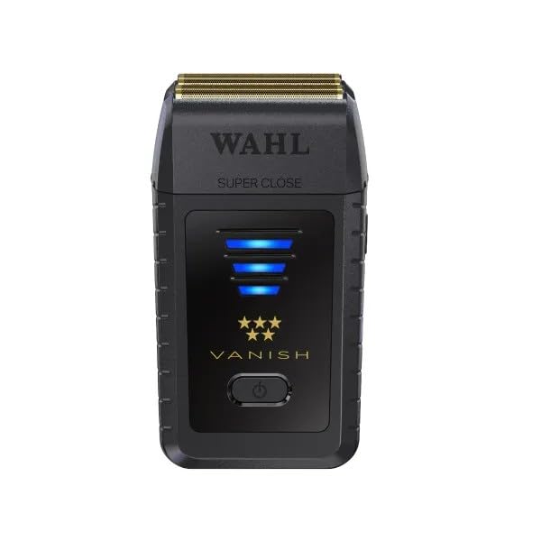 Wahl Professional 5 Star Vanish Shaver Cordless With Pop Foil Bars Ergonomic Design 100 Min Runtime Lithium Ion Battery