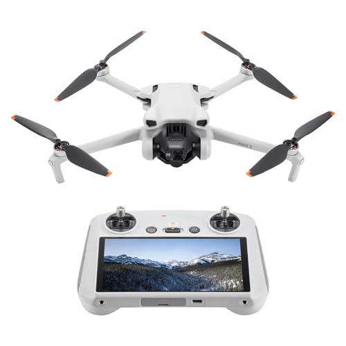 DJI Mini 3 (DJI RC), Lightweight 3x Mechanical Gimbal Drones with Camera for Adults 4K, 38-min Flight Time, up to 32800f