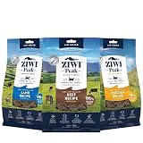 ZIWI Peak Air-Dried Cat Food Bundle High Protein, Grain Free & Limited Ingredient Superfoods (Beef, 14oz + Lamb + Chicken)