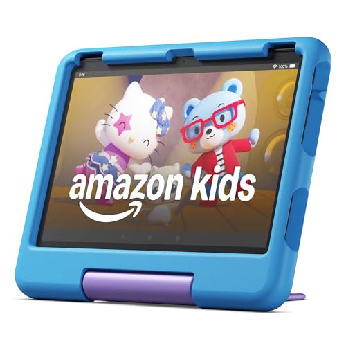 Amazon Fire HD 10 Kids tablet (newest model) ages 3-7 | Bright 10.1" HD screen with included ad-free and exclusive 
