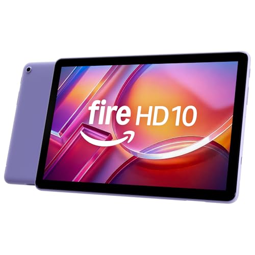 AmazonFire HD 10 tablet (newest model) built for relaxation, 10.1" vibrant Full HD screen, octa-core processor, 3 
