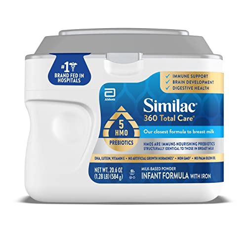 Similac 360 Total Care Infant Formula Powder 20.6 oz Tub