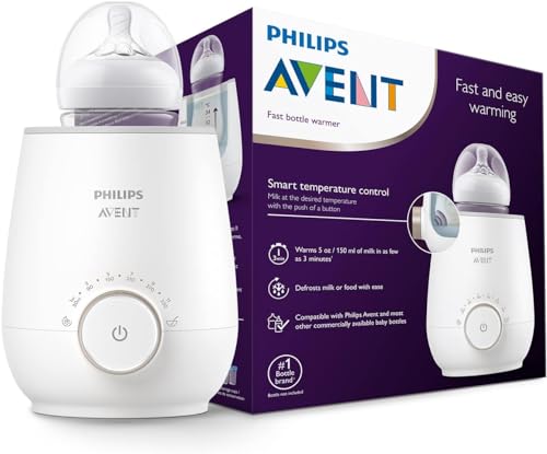 Philips Avent Premium Bottle Warmer with Smart Temperature Control: Warms Evenly, No...
