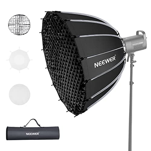 NEEWER 85cm ソフトボックス パラボリック クイックセットアップ