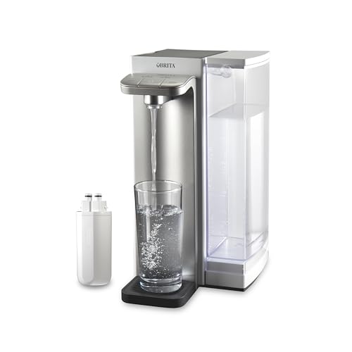 Brita Hub Instant Powerful Countertop Water Filter System, Reduces 70+ Contaminants, 12 Cup Water Reservoir, Includes 6 