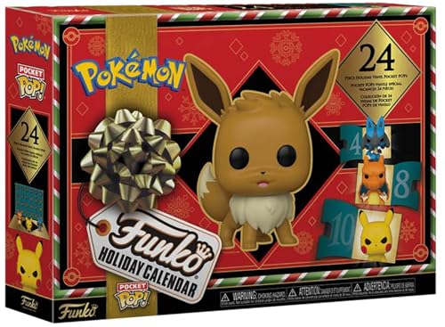 Funko Pop! Advent Calendar: Pokemon - 24 Days of Surprises - Collectible Vinyl Mini Figures - Mystery Box - Gift Idea - Holiday Present for Girls, Boys & Kids - Christmas Countdown