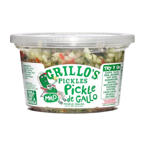 Grillo's Pickles Mild Pickle de Gallo, 14oz