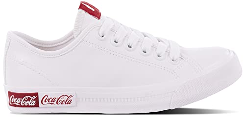 Tênis Coca-Cola Shoes, Blend Basic Town, Unisex, Branco, 37