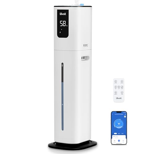 LEVOIT OasisMist 1000S (10L) Smart Humidifier for Home Large Room Bedroom, Last 100 Hours Suitable for Indoor Plant, Cov