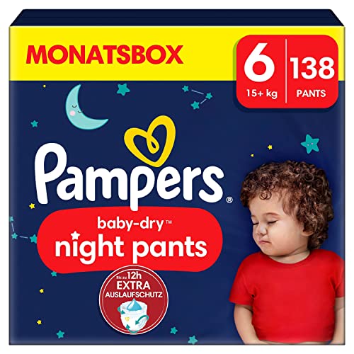 (-20%) Pampers Night Pants Größe 6, 138 Windeln, 13kg-19kg