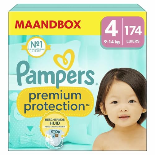 (-20%) Pampers Premium Protection Größe 4, 174 Windeln, 9kg-14kg, unser Nr. 1 Haut- und Auslaufschutz