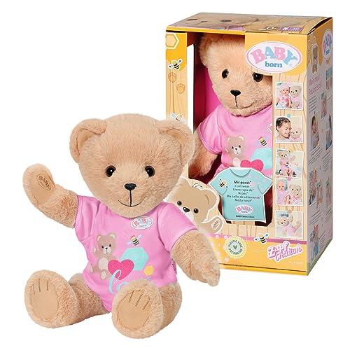 (-36%) BABY Born Teddy Bär Rosa mit Strampler