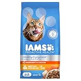 IAMS Healthy Enjoyment Dry Cat Food Chicken & Salmon Recipe, Cat Food Dry Recipe, 6 lb. Bag