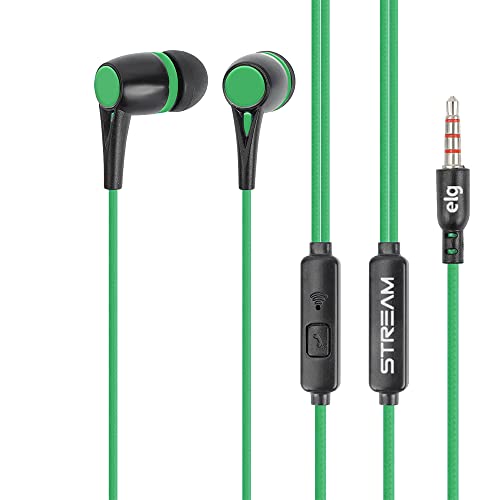 Fone de Ouvido Intra-auricular Verde com Microfone STR05GK - ELG