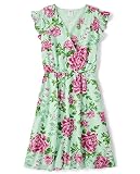 Gymboree,Spring Matching Dress Adult, Kids, Baby,Green Floral- MOM,XXLarge (Adult)
