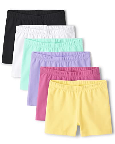 The Children's Place,Cartwheel Shorts,French Rose 6 Pack,Medium (7/8)