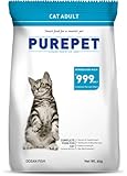 PUREPET Ocean Fish Adult Cat Food, Taurine for Healthy Heart, Healthy Skin and Beautiful Coat, Nutrient Rich, Seafood, Allergen-Free - (6 Kg/211.6 Ounce)