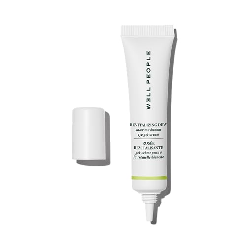 Well People Revitalizing Dew Snow Mushroom Eye Gel-Cream, Gel-based Eye Cream For Moisturizing Undereyes, Targets Fine Lines, Vegan & Cruelty-free