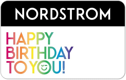 Nordstrom eGift Card - Rainbow Happy Birthday
