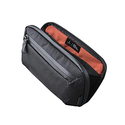 ALPAKA Elements Tech Case Mini X-Pac VX42 Black - Keeps You Clutter-Free - Sling Bag with Adjustable Strap, Weatherproof Fabric Fits Electronic Accessories, EDC Tech Organizer for Travel