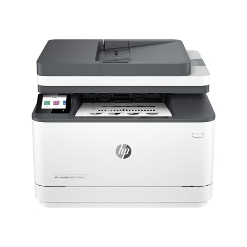 HP LaserJet 3104fdw Duplex Printer: Print, Copy, Scan, Self Reset Dual Band WiFi with self heal, Ethernet, Fast Printing Upto 33ppm, Easy and Secure S