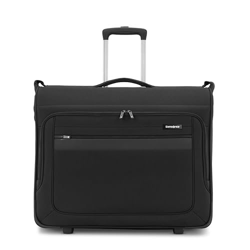 Samsonite Ascella 3.0 Softside Expandable Luggage with Spinner Wheels, 2W Garment Bag, Black