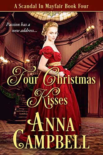 Four Christmas Kisses book cover