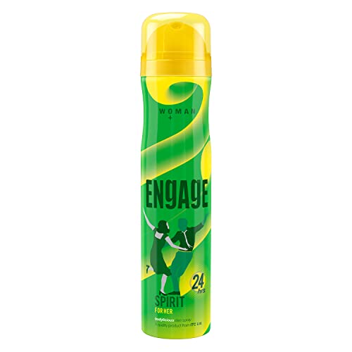 Spirit Deodorant Spray for Women 150ml | Citrus & Floral | 24hr Freshness | Long Lasting | Skin Friendly | Dermat Tested | Deodorants Woman | Body Spr
