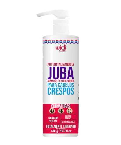 Widicare Potencializando A Juba Gommage Texturizadora - 480 G - Widi Care | Para cabelos crespos
