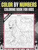 Color By Numbers Coloring Book For Kids Ages 8-12: Large Print Birds, Flowers, Animals and Pretty Patterns Color by Number coloring Books (kids coloring books ages 8-12)