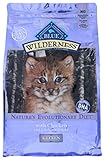Blue Buffalo Wilderness Grain Free with Chicken Kitten Premium Dry Cat Food, Natural, Meat First Ingredient, 4 Pound (Pack of 4)