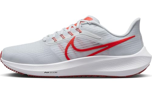 NIKE Men's Sneaker Sports Shoe, Platinum Tint Lt Crimson White Adobe, 11