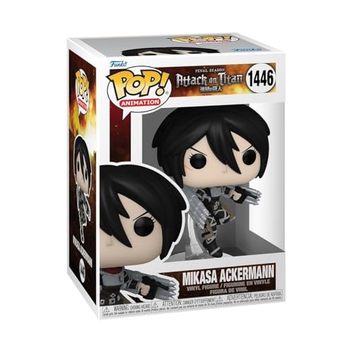 Funko POP! Animation: Attack on Titan - Mikasa Ackerman - Collectable Vinyl Figure - Gift Idea - Official Merchandise - for Kids & Adults - Anime Fans - Model Figure for Collectors and Display