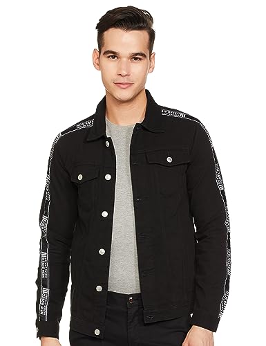 Men Slim Fit NA Trucker Jacket