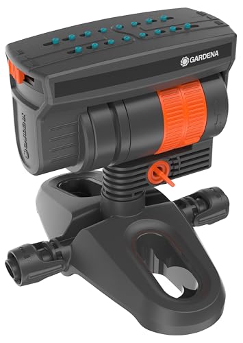 (-28%) Gardena Micro-Drip-System Viereckregner OS 90: Regner für das automatische Bewässerungssystem, für rechteckige Flächen bis 90 m² einstellbar, Quick & Easy Verbindungstechnik (13325-20), Modern