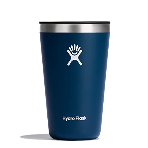 Hydro Flask Stainless Steel 16 OZ All Around Tumbler Indigo, Dishwasher SafeD·S 30oz Blue Tumbler Stainless Steel Doub