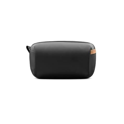 PGYTECH Travel Tech Organizer, Waterproof Tech Pouch, Electronics Accessories Organizer Travel Carrying Case, Organizer Bag for Cables, Cord, Phone Batteries, Charger,Photography SD Card, Black