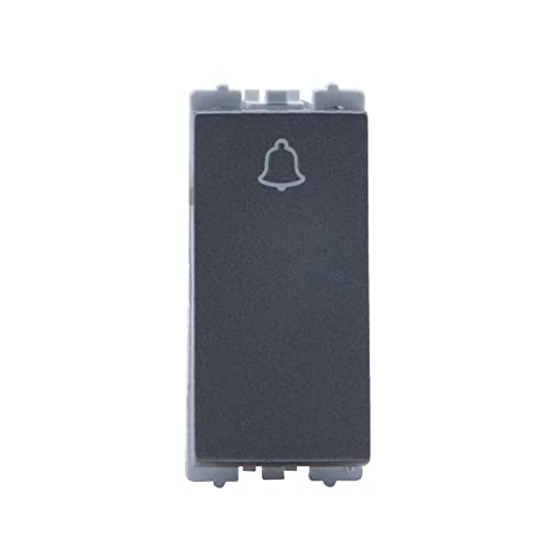 Wipro Northwest Nowa 6A Bell Push, Silver Grey (pack of 20)