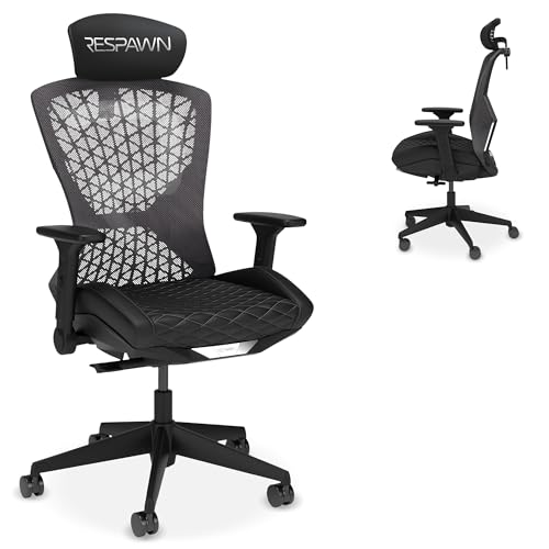 Spire Ergonomic Office Chair With Lumbar Support Headrest Adjustable