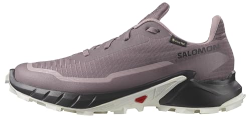 (-39%) Salomon Alphacross 5 Gore-Tex wasserdichte Damen Trail-Laufschuhe, Outdoor-bereit, Wasser- und Wetterschutz, Anhaltender Komfort, Moonscape, 36 2/3