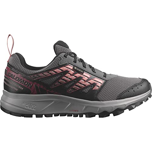 ⚡ BLITZDEAL (-60%) Salomon Wander Gore-Tex Damen Wasserdichte Trailrunningschuhe, Outdoor-bereit, Komfort durch Dämpfung, Sicherer Fußhalt, Plum Kitten, 36 2/3