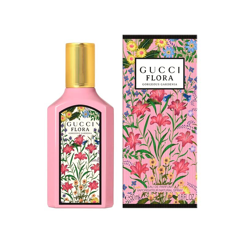 Gucci Flora Gorgeous Gardenia Perfume for Women EDP Mini Splash Top 0.16 Fl Oz