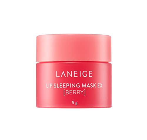 Laneige Lip Sleeping Mask | Moisturizing Lip Treatment with Vitamin C + Shea Butter for Soft Hydrated Lips | Overnight Repair | Lip Balm For Dry