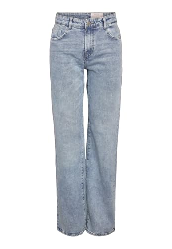 (-27%) NOISY MAY NMYOLANDA NW Wide Jeans AZ236LB NOOS Frauen Jeans blau W27L32
