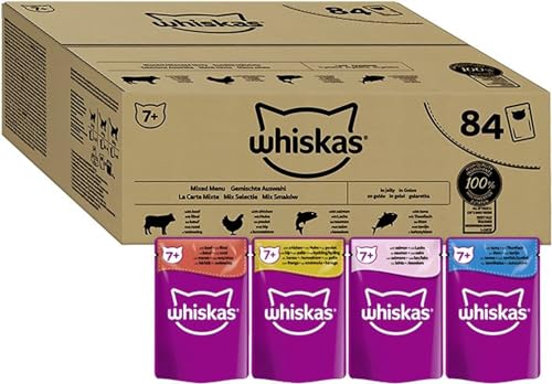 Whiskas Senior Selección porciones (variante carne y pescado) 40 sobres 85 g