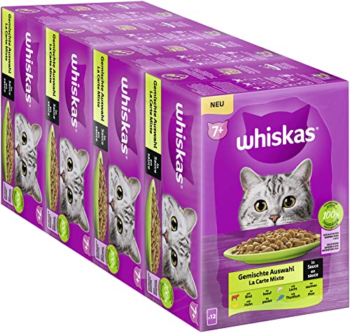 Whiskas Senior Selección Carne 40 sobres 85 g