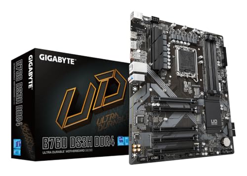 Placa Mãe Gigabyte B760 DS3H DDR4 (LGA 1700/4xDDR4/HDMI/DP/M.2/USB 3.2)