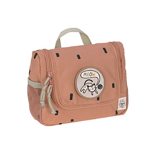 (-38%) LÄSSIG Kinder Kulturtasche Waschbeutel Waschtasche Kulturbeutel zum Hängen, 20 cm/Mini Washbag Happy Prints Karamell